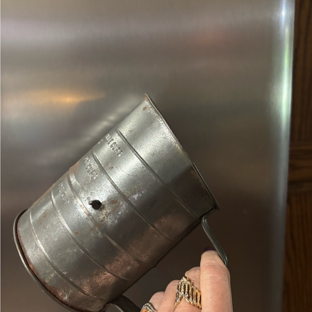 Vintage Metal Flour Sifter